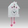 Contemporary Cuckoo Clock Art. heidi-2598