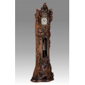 Art.513/1 Grandfather clock handcurved with 2 Angels