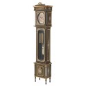 509/K Grandfather clock in craquele black on gold background