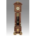 510/2 Grandfather clock Empire Style walnut and gold