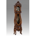 511/1 Grandfather clock hand-curving in walnut