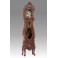 511/3 Grandfather clock in baroque style, in solid hand-curved wood, walnut with inlay