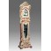 512/3 Grandfather clock in baroque style, in solid hand-curved wood, lakered, gold leaf hand-decorated