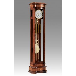 559/1 Grandfather clock walnut and zebrano