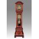538/5 Grandfather clock in mahogany, plumes’ mahogany, palissander and “mother of pearl”.