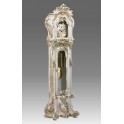 507/2 Grandfather clock hand-curving wood, lakered and decorated