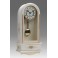 425/3Wall clock lacquered white with gold leaf and decoration